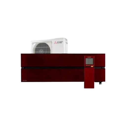 Mitsubishi Electric-LN25, R32, Wifi, рубиново-красный